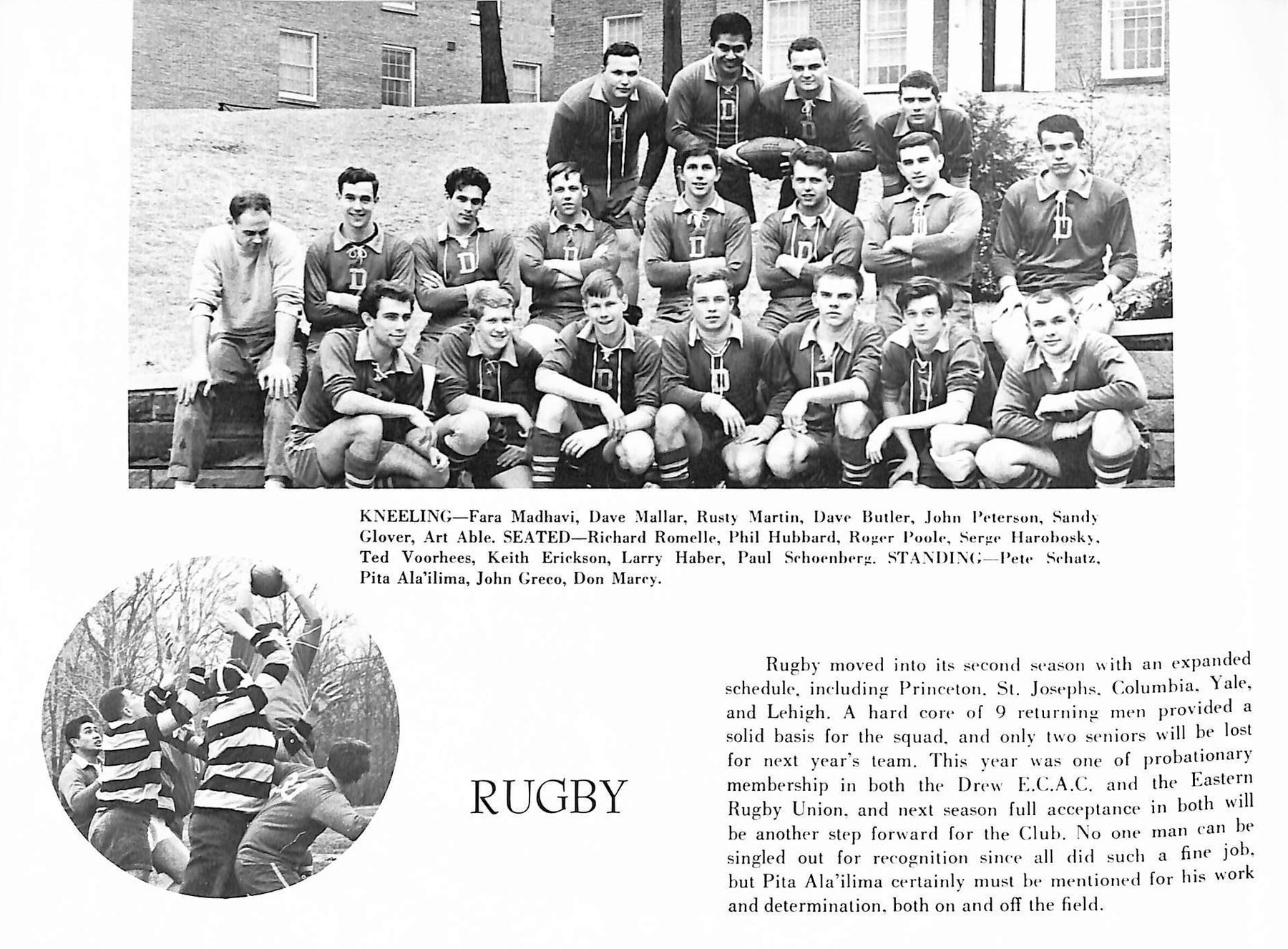 Drew Oak Leaves Yearbook, 1964