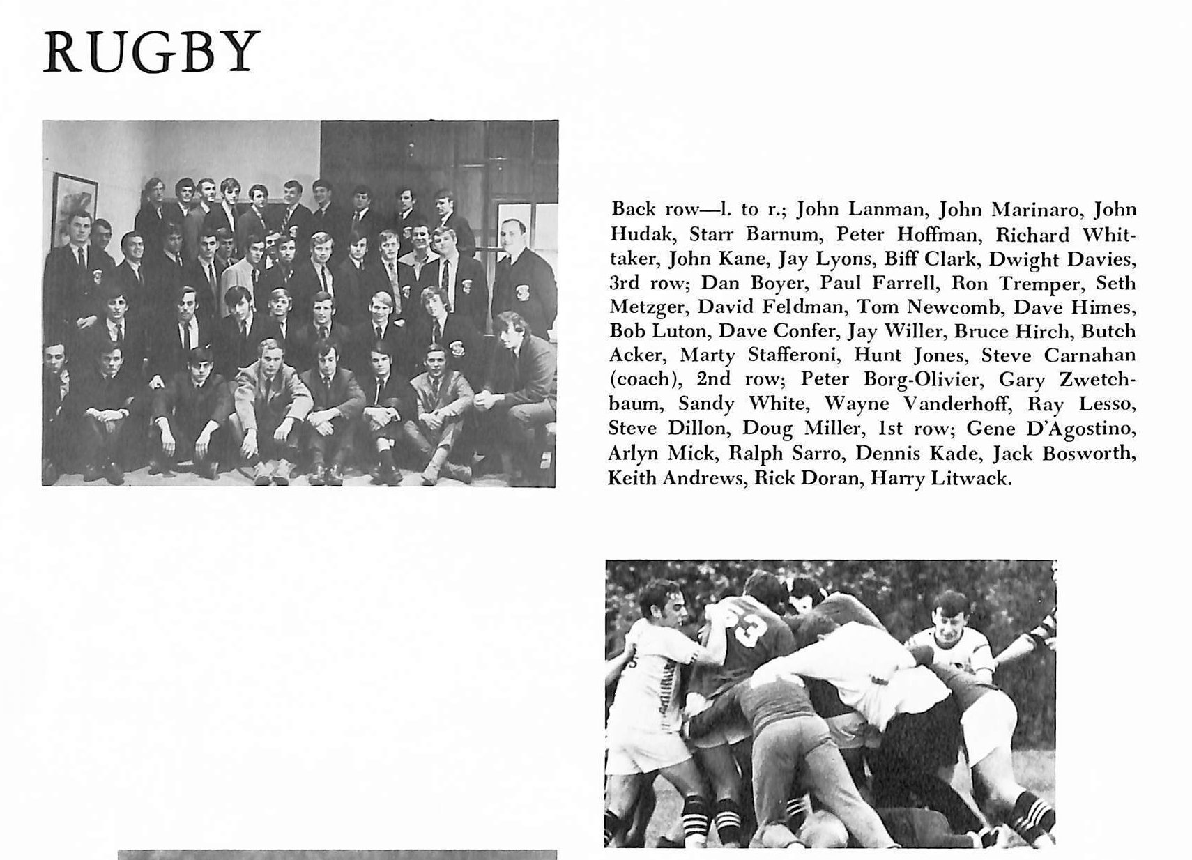 Drew Oak Leaves Yearbook, 1969