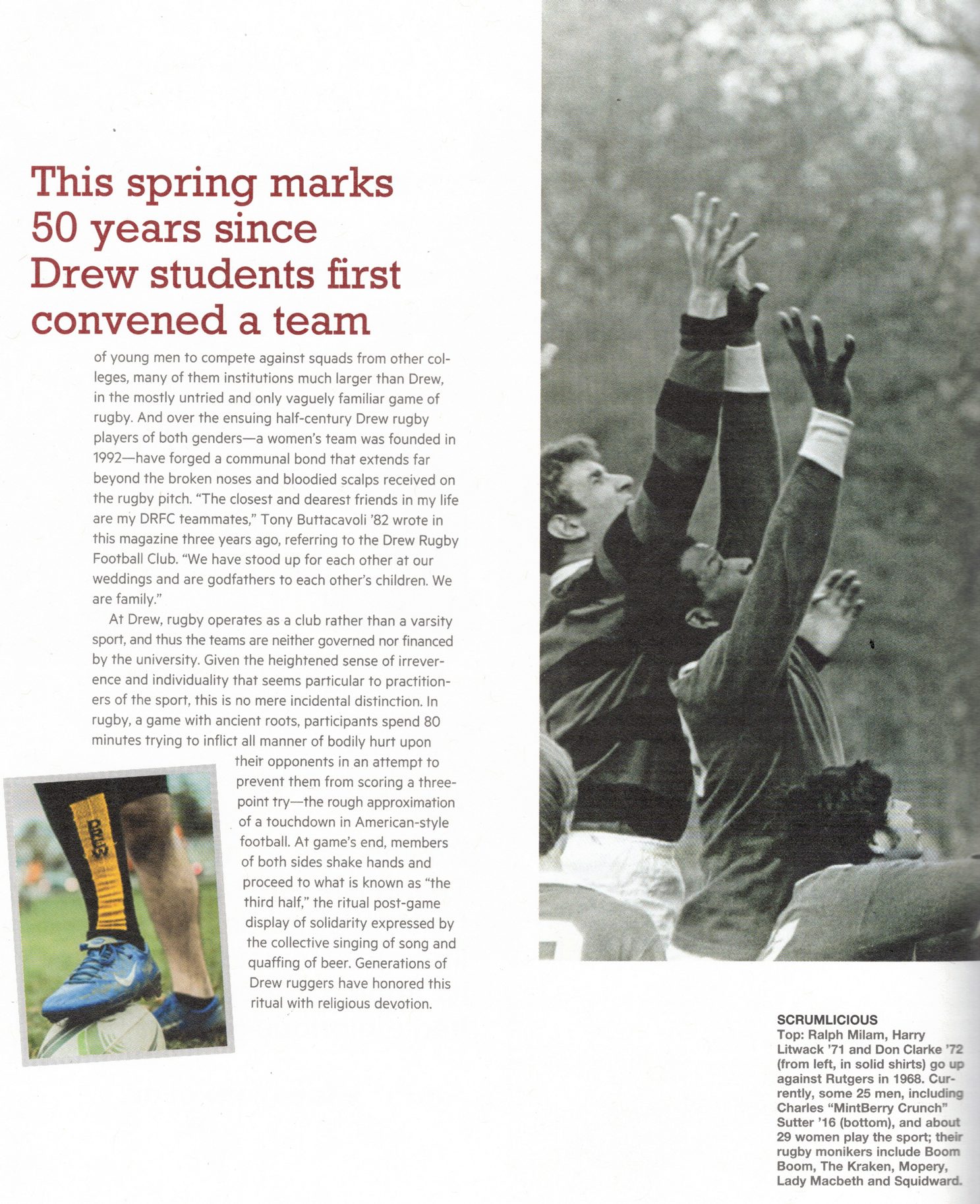 Drew Magazine, Winter 2013 — 50th Anniversary feature