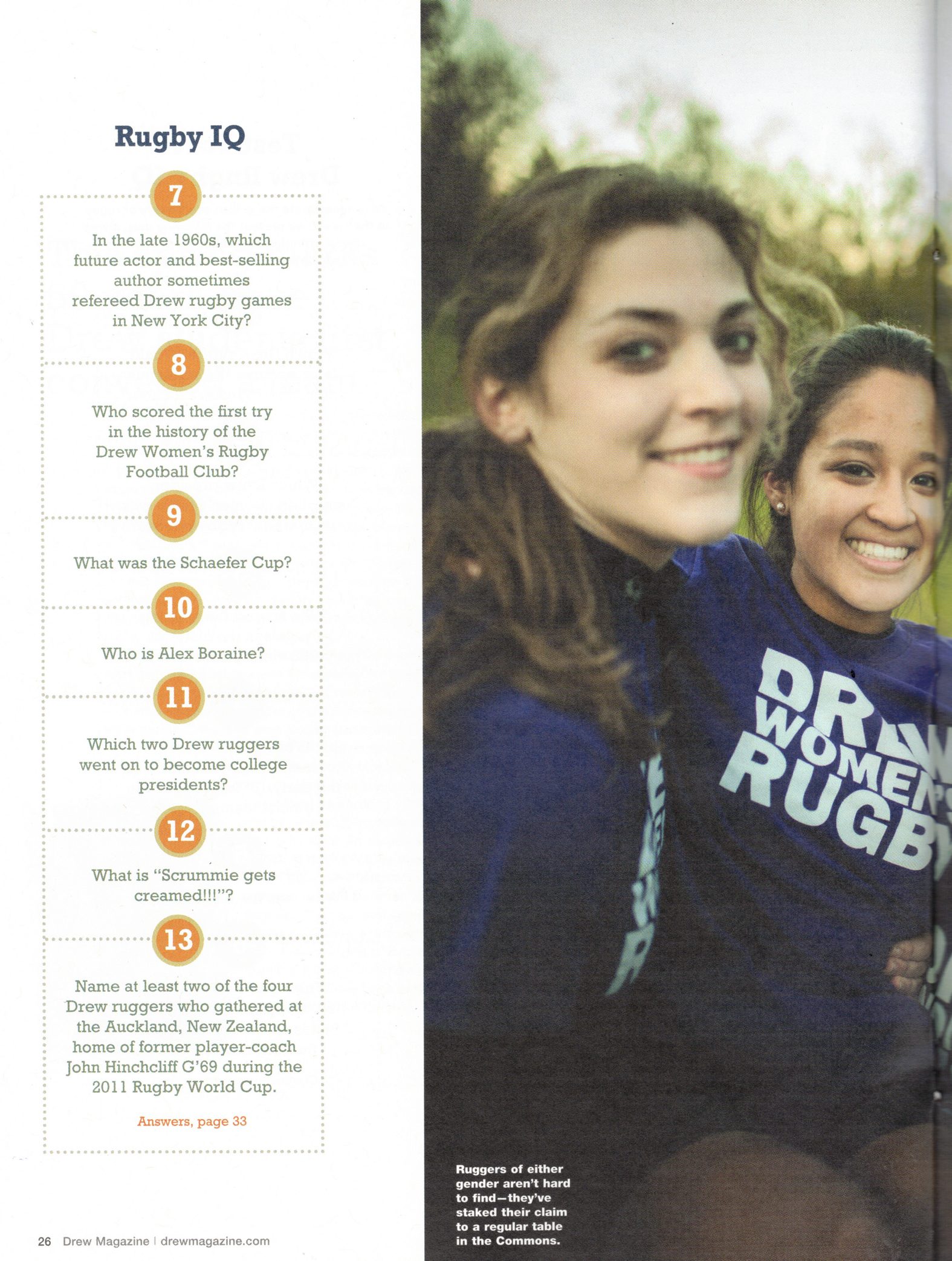 Drew Magazine, Winter 2013 — 50th Anniversary feature